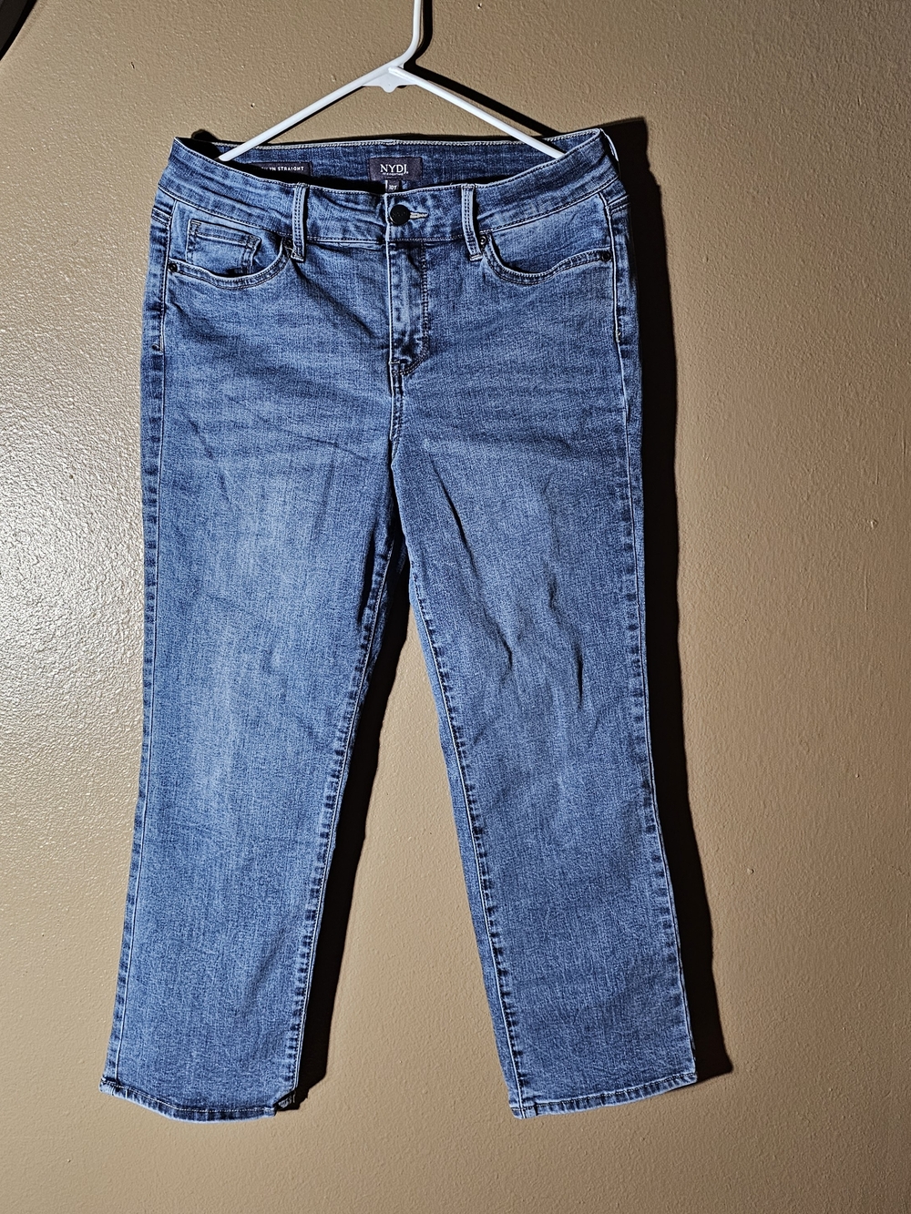 NYDJ Marilyn Women's Jeans Straight Lift, Tuck Technology, Stretch, Size 10